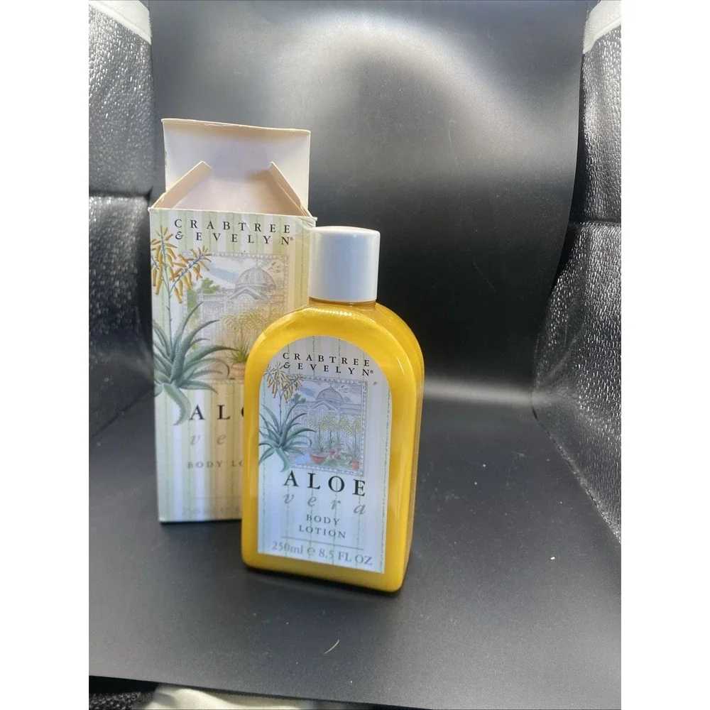 CRABTREE & EVELYN ALOE VERA Body Body Lotion 8.5oz 250ml New‎ Old Stock Boxed